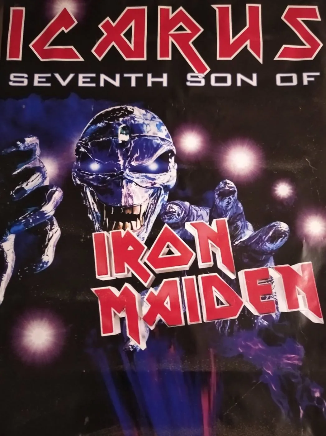 Affiche du show Icarus, Seventh Son of Iron Maiden
